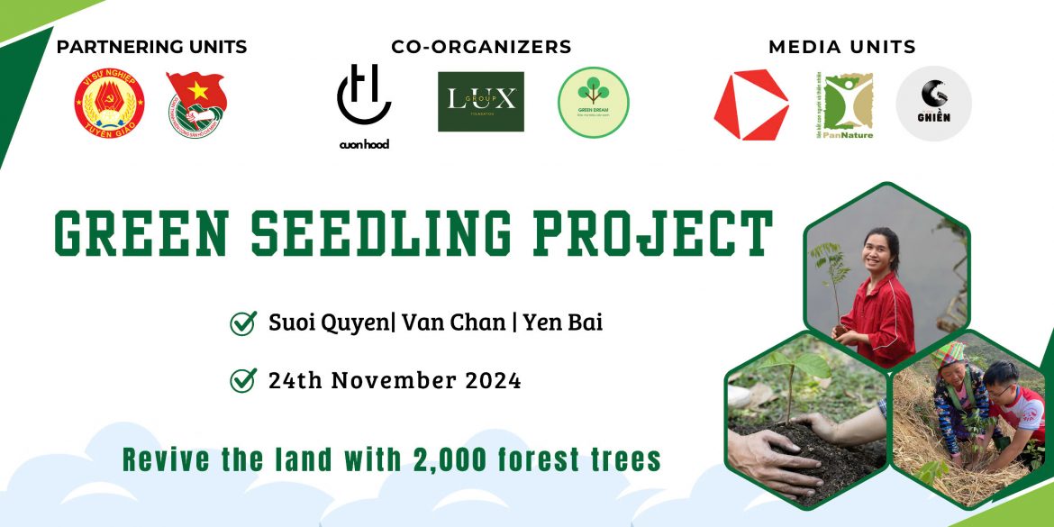 Progetto di piantine verdi a Yen Bai
