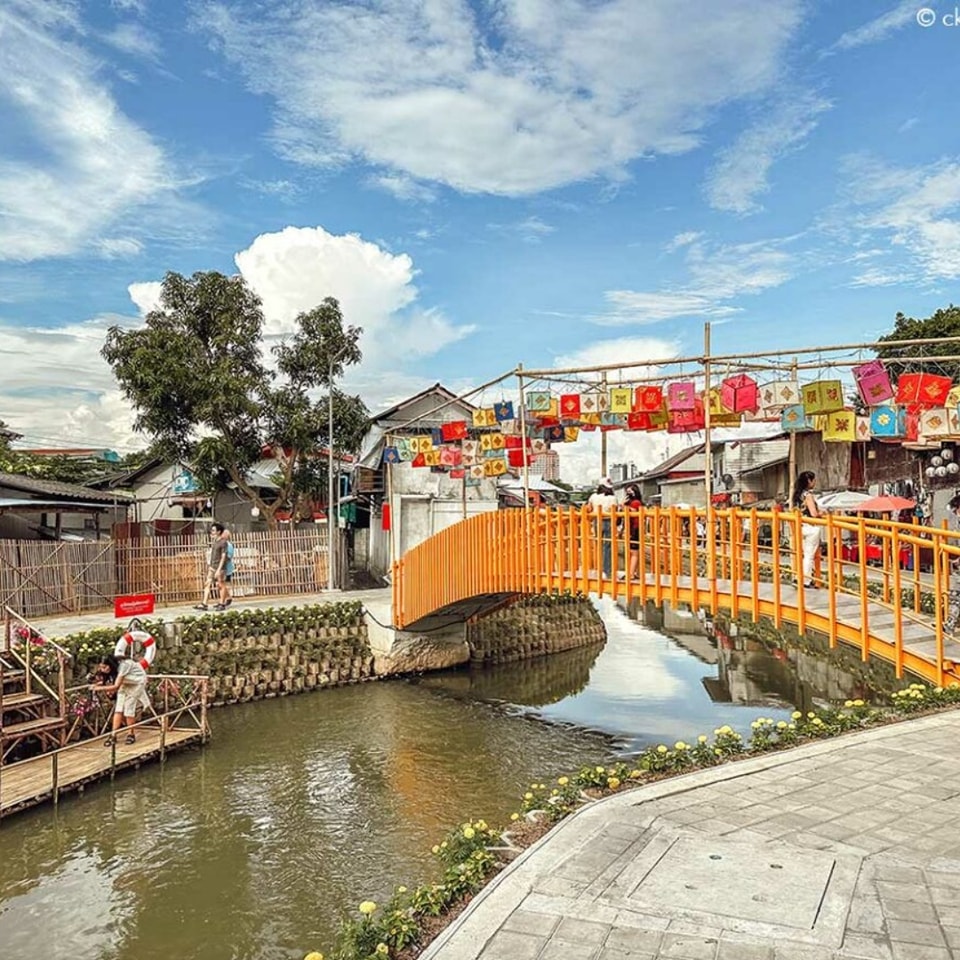 Pueblo de Khlong Mae Kha, Chiang Mai, Tailandia
