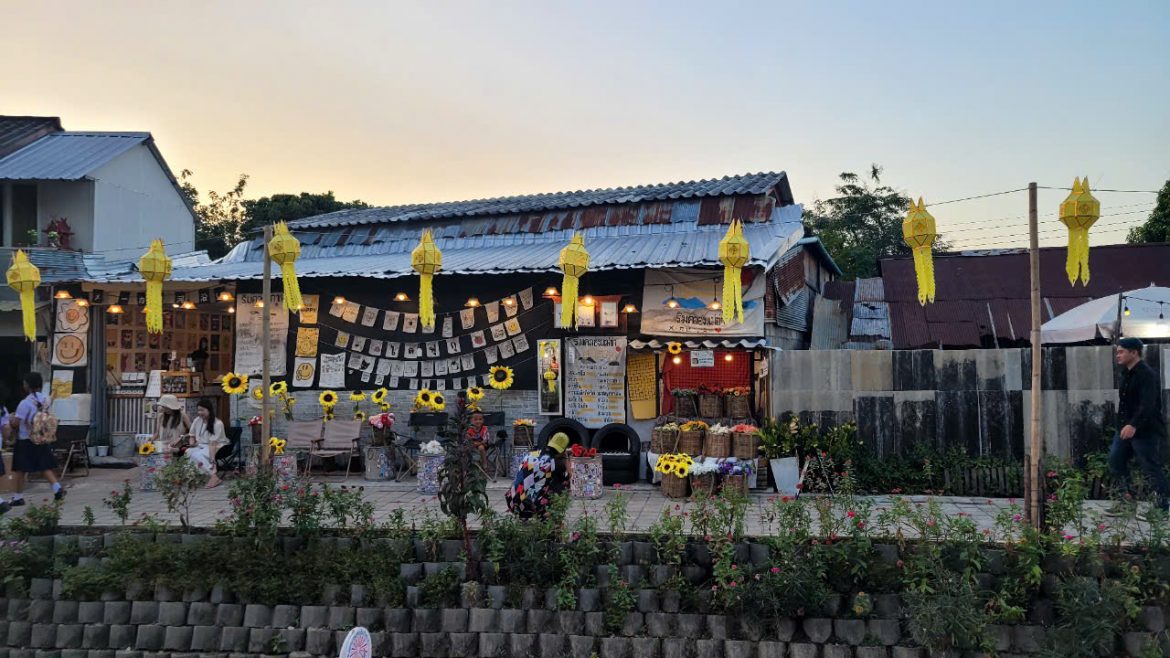 Pueblo de Khlong Mae Kha, Chiang Mai, Tailandia