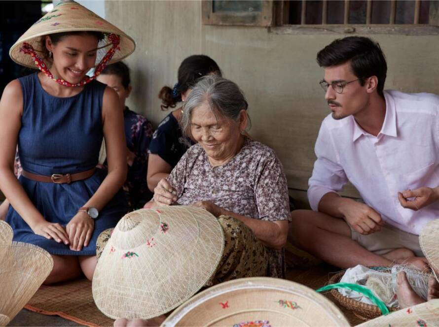 Vida local en Vietnam durante un viaje a Vietnam y Camboya15 días