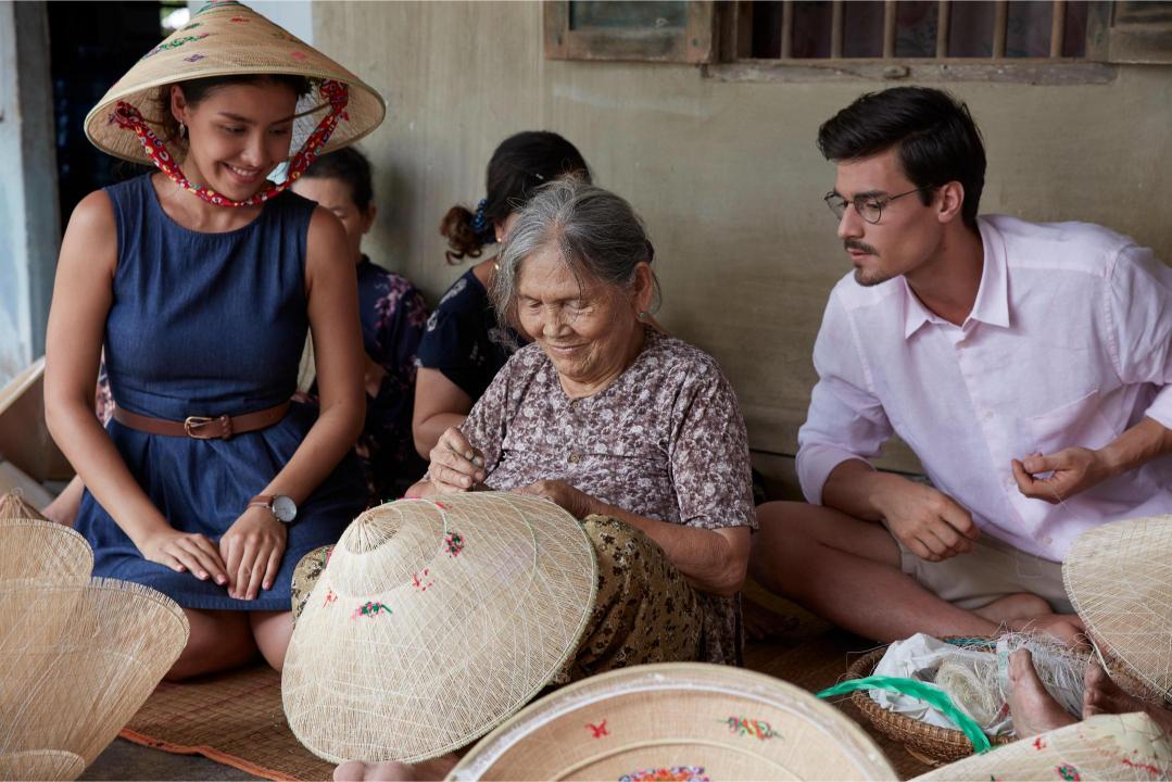 Vida local en Vietnam durante un viaje por Vietnam y Camboya en 15 días