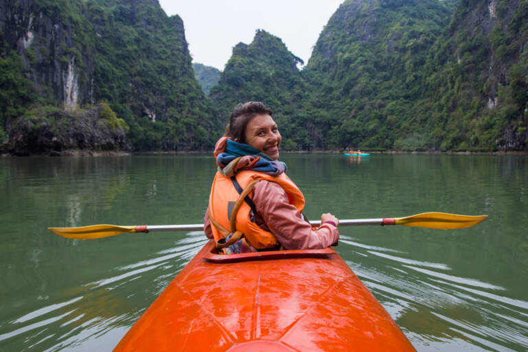 kayaking